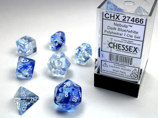 Chessex Dice: 7-Die Sets (Various Colors)