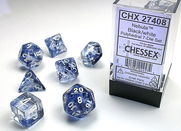 Chessex Dice: 7-Die Sets (Various Colors)