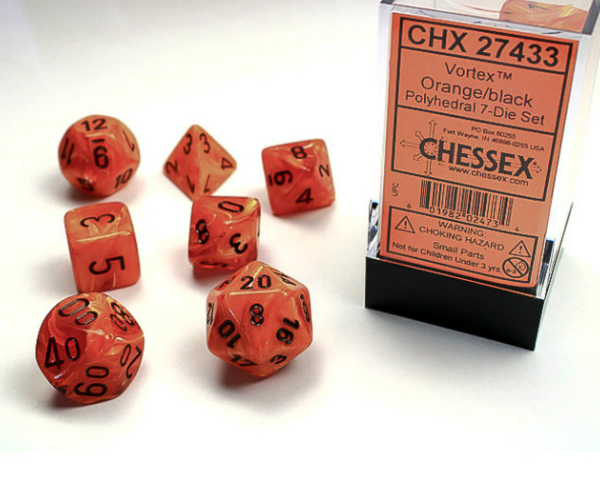 Chessex Dice: 7-Die Sets (Various Colors)