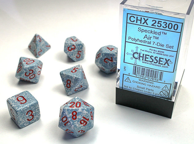 Chessex Dice: 7-Die Sets (Various Colors)