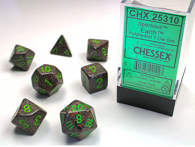 Chessex Dice: 7-Die Sets (Various Colors)