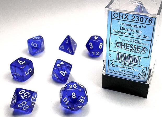 Chessex Dice: 7-Die Sets (Various Colors)