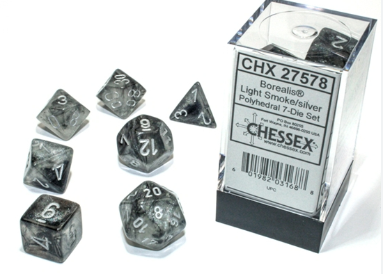 Chessex Dice: 7-Die Sets (Various Colors)