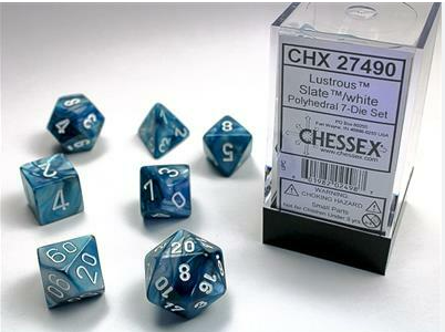 Chessex Dice: 7-Die Sets (Various Colors)