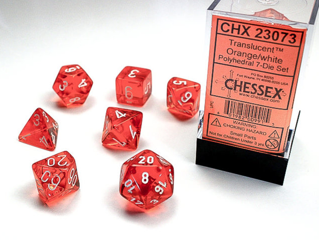 Chessex Dice: 7-Die Sets (Various Colors)