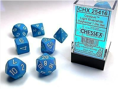 Chessex Dice: 7-Die Sets (Various Colors)