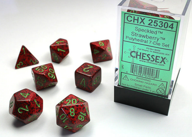 Chessex Dice: 7-Die Sets (Various Colors)