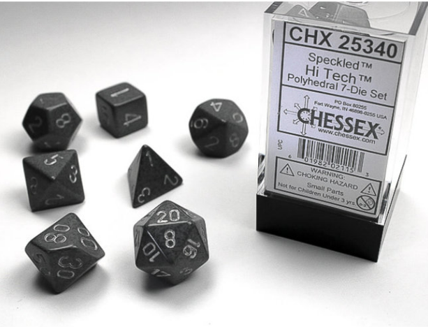 Chessex Dice: 7-Die Sets (Various Colors)