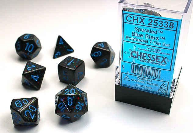 Chessex Dice: 7-Die Sets (Various Colors)