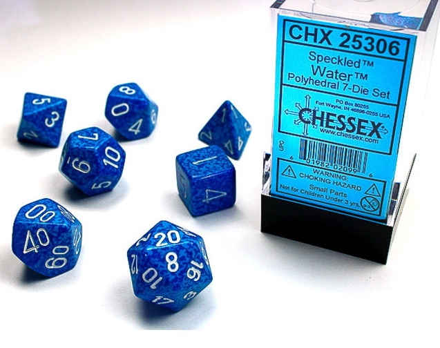 Chessex Dice: 7-Die Sets (Various Colors)