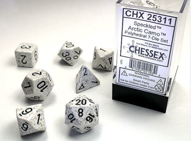 Chessex Dice: 7-Die Sets (Various Colors)