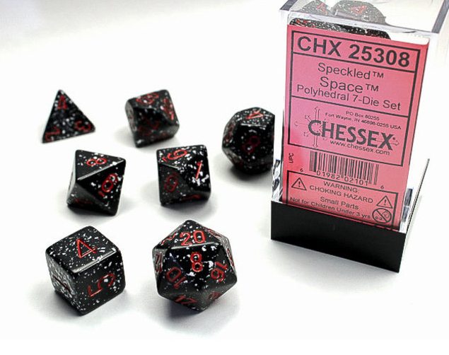 Chessex Dice: 7-Die Sets (Various Colors)