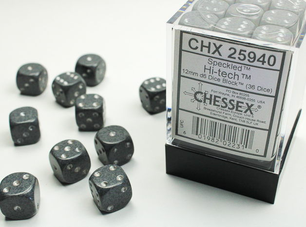 Chessex Dice:  12mm Dice Blocks (36 dice)