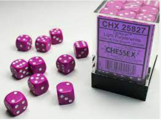 Chessex Dice:  12mm Dice Blocks (36 dice)