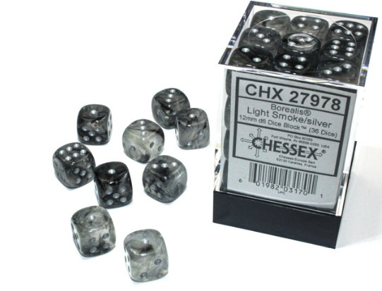 Chessex Dice:  12mm Dice Blocks (36 dice)