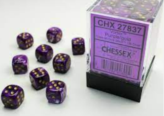 Chessex Dice:  12mm Dice Blocks (36 dice)