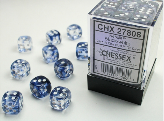 Chessex Dice:  12mm Dice Blocks (36 dice)