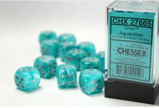 Chessex Dice:  16mm Dice Block (12 dice)