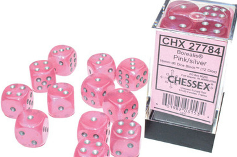 Chessex Dice:  16mm Dice Block (12 dice)