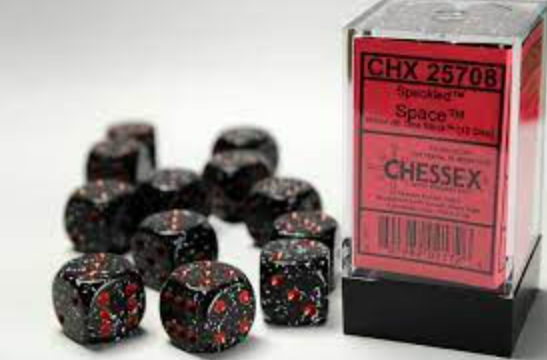 Chessex Dice:  16mm Dice Block (12 dice)