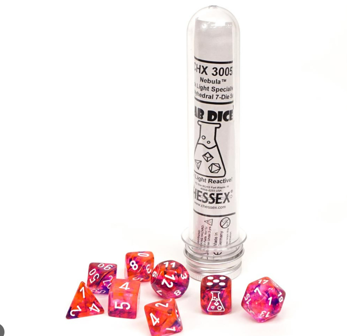 Chessex: Lab Dice Sets - Various Colors