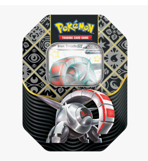 Pokemon TCG: Paldean Fates International Tin [Iron Treads ex]