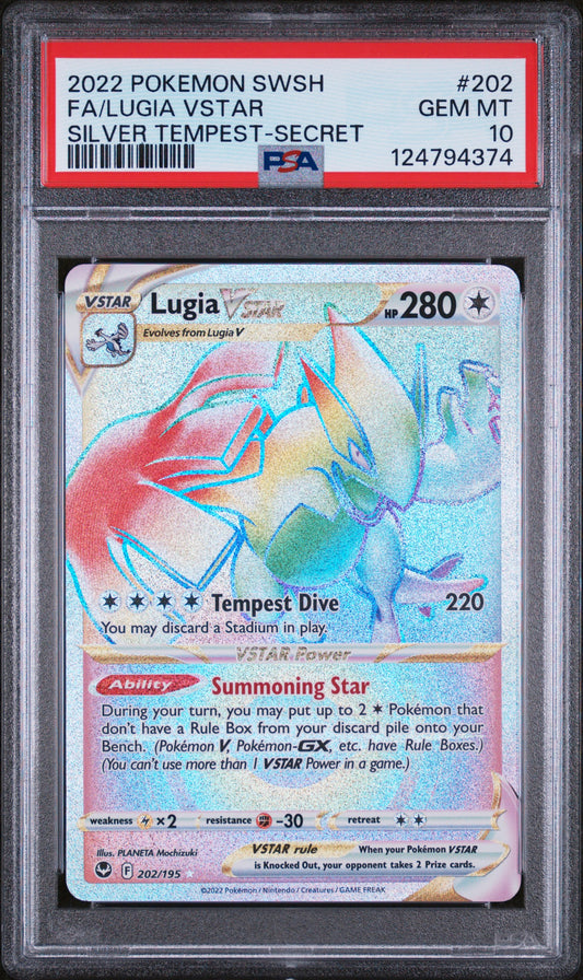 Lugia Vstar - 202 PSA 10