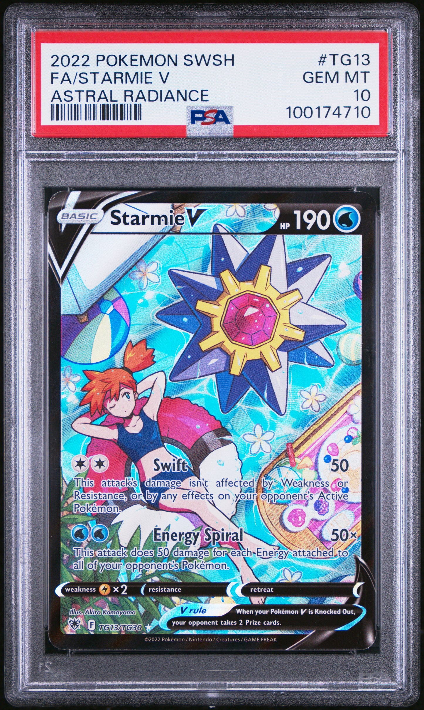 PSA 10 - Starmie V - TG13/TG30