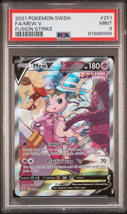 PSA 9 - Mew V Alt Art - 251/264