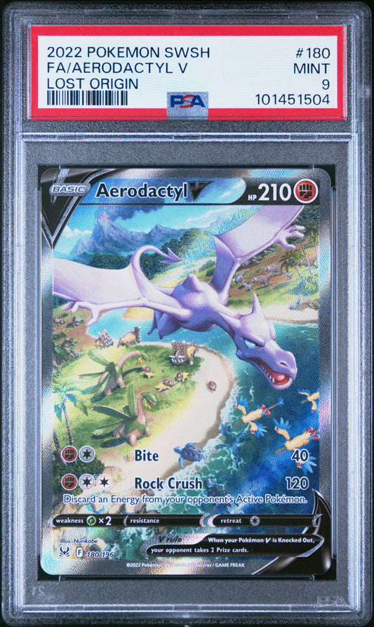 PSA 9 - Aerodactyle v #180