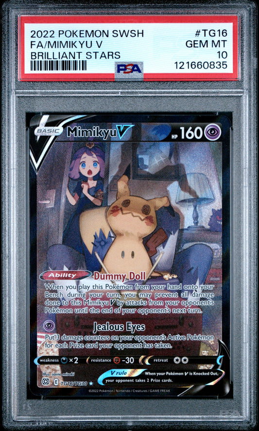 PSA 10 - Mimikyu V TG16