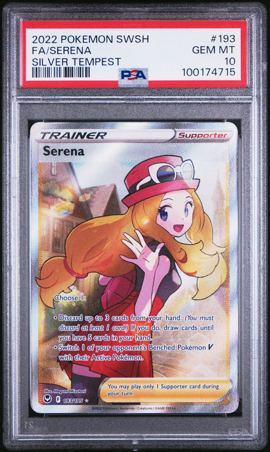 PSA 10 - Serena Full Art - 193/195