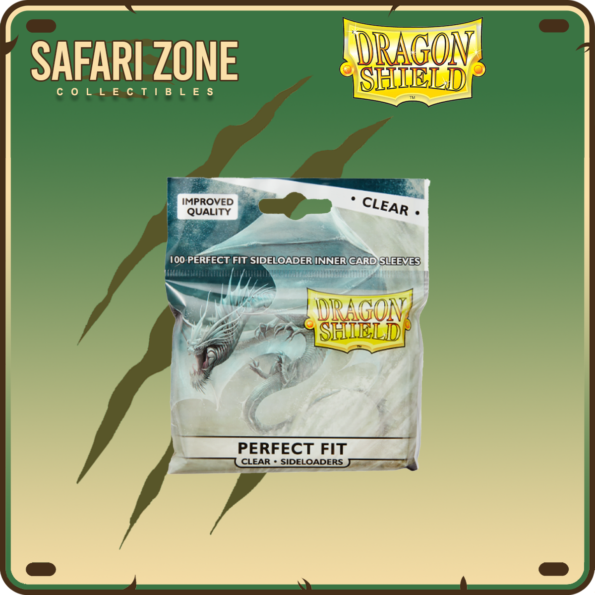 Dragon Shield: Perfect Fit Standard Sideload - Clear 100CT