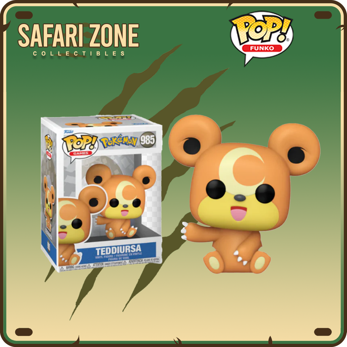 Funko: Pokemon Pop - Teddiursa #985