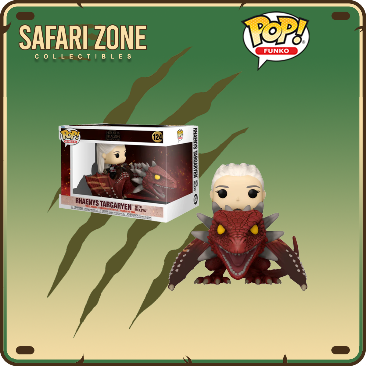 Funko: Rides - Rhaenys Targaryen with Meleys - HOD