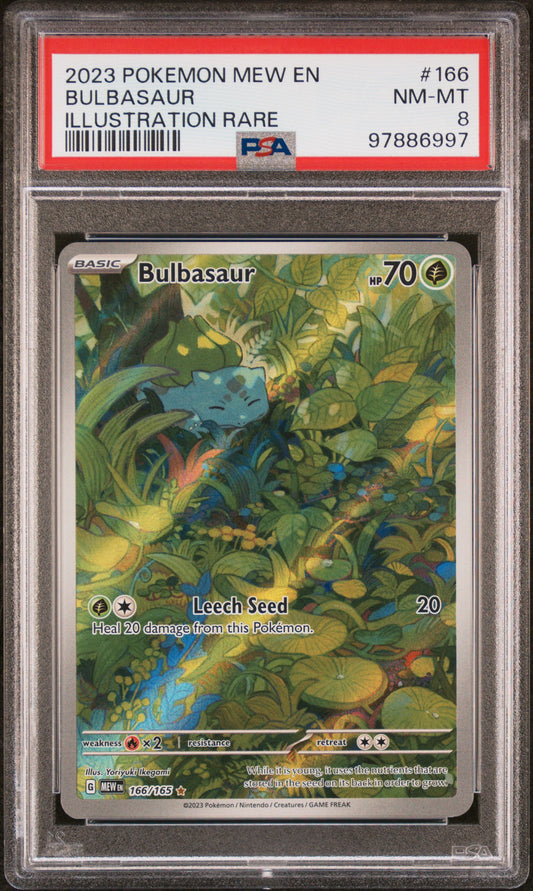 PSA 8 - Bulbasaur IR - 166/165