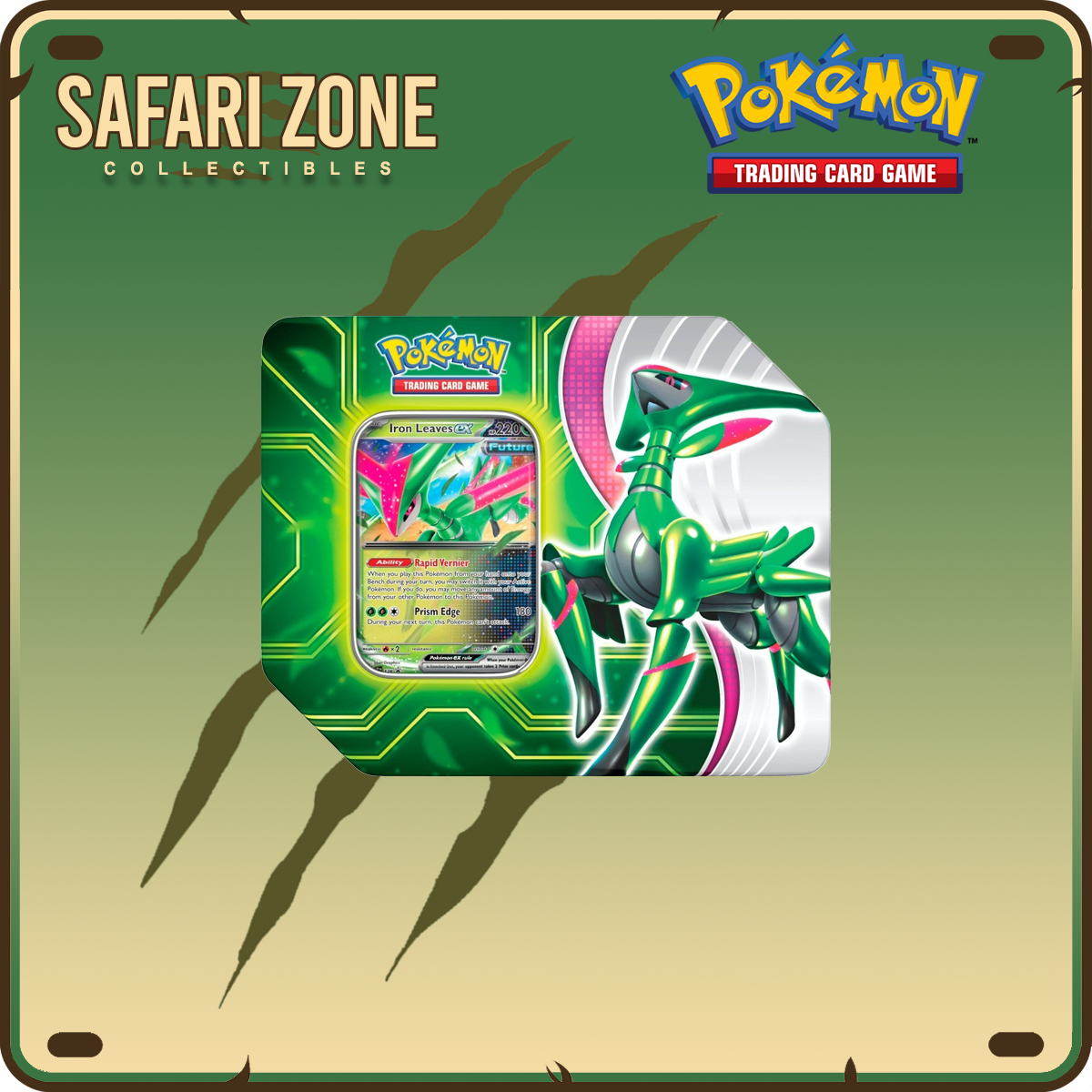 Pokemon: Paradox Clash Tin [Iron Leaves ex]