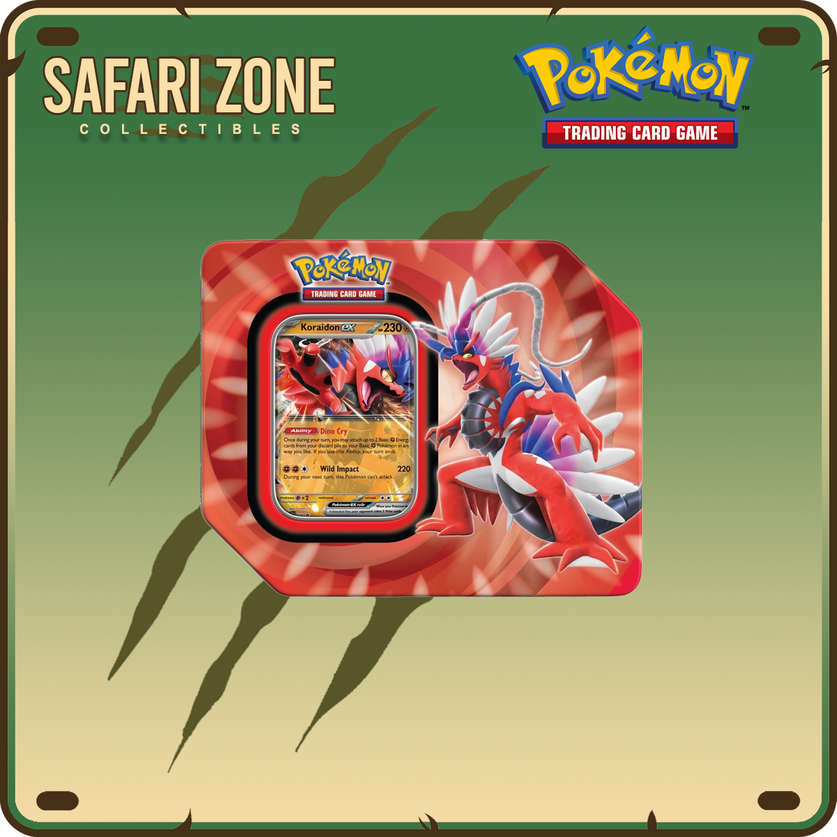 Pokemon: Paldea Legends Tin [Koraidon Ex]