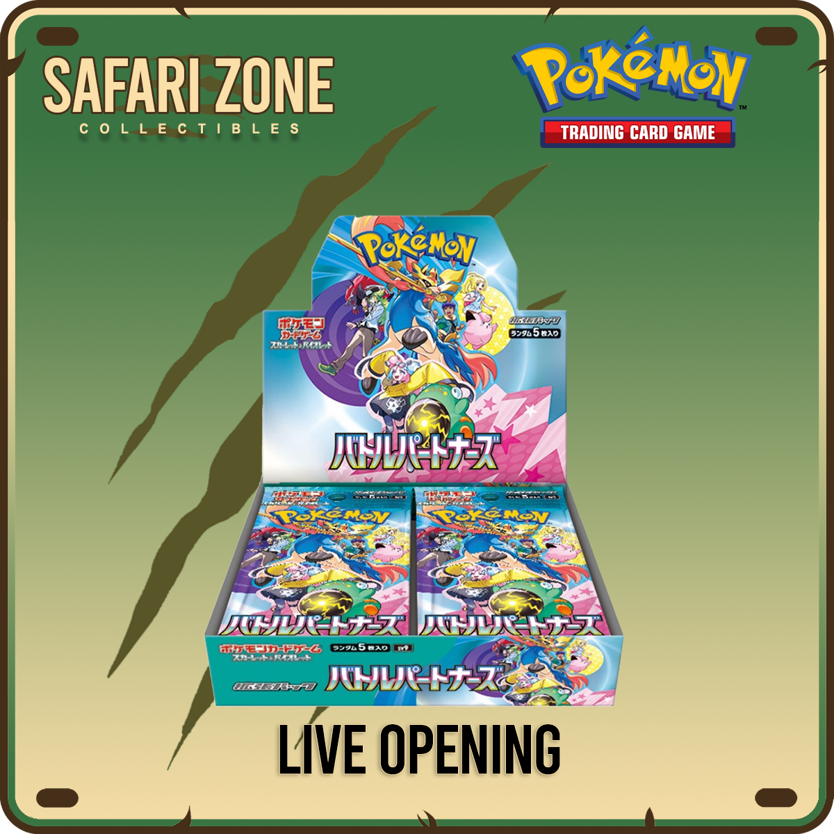 Live Openings: Twitch Stream - Battle Partners Booster Box