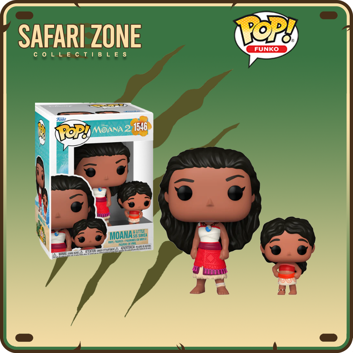 Funko: Disney Moana 2 - Moana & Little Sis Simea #1546