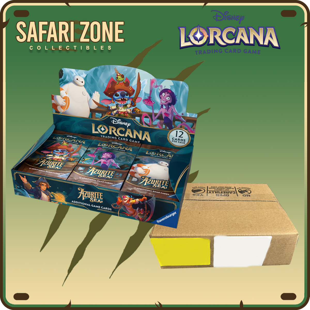 Lorcana TCG: Set 6 Azurite Sea Booster Box Case