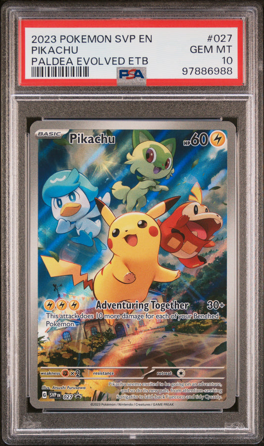 PSA 10 - Pikachu Promo - SVP 027