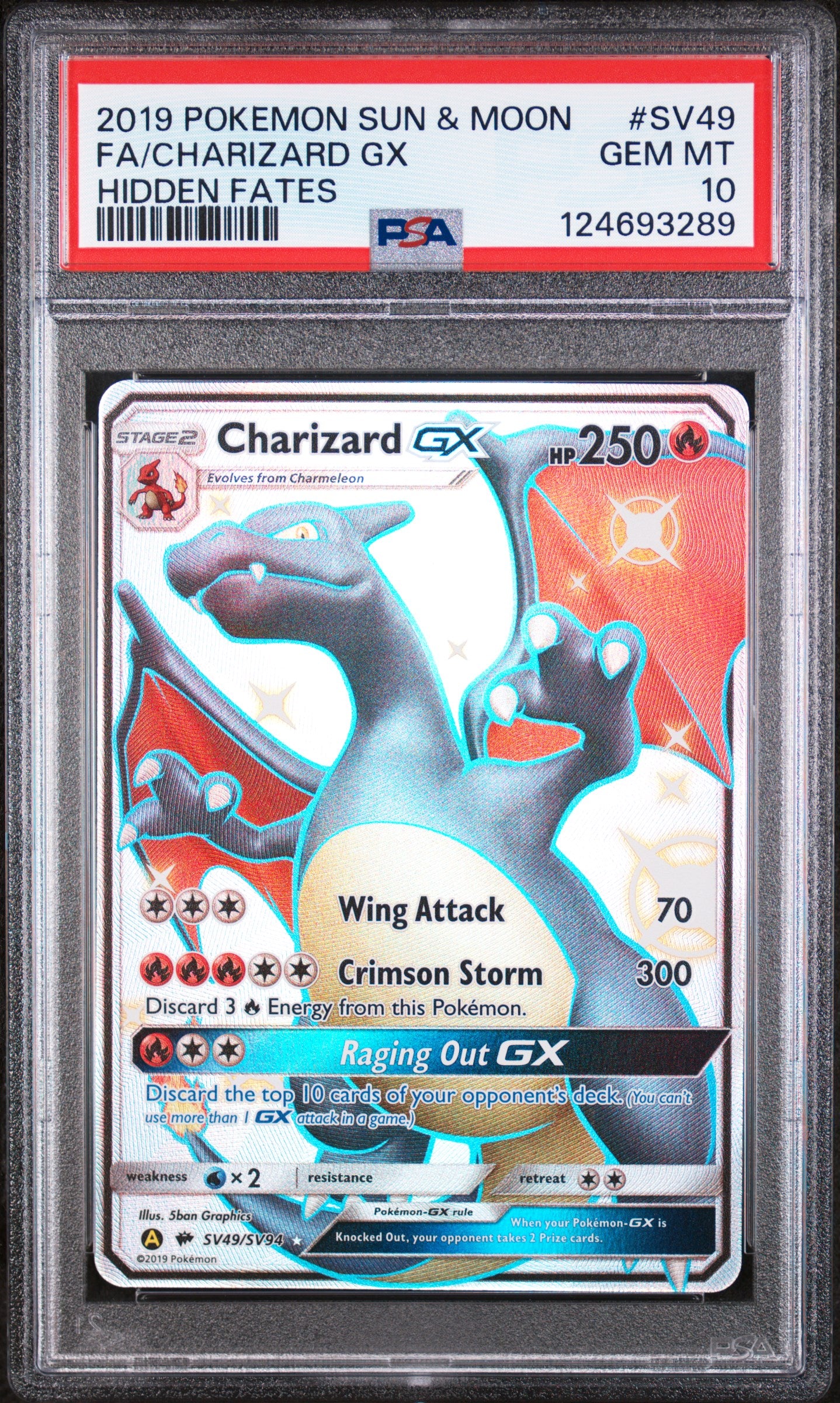 Charizard Gx - SV49 PSA 10