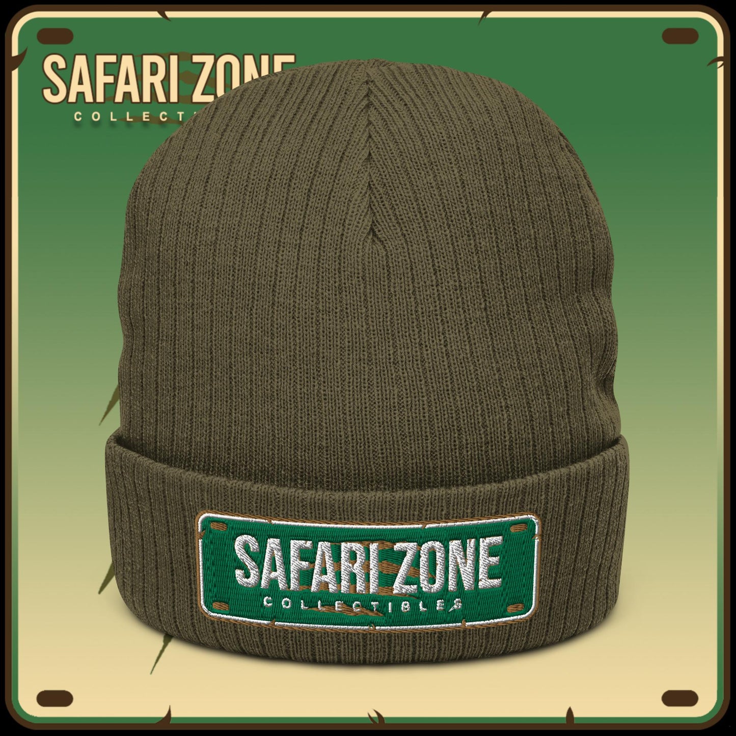 Savage Swag: Ribbed knit beanie