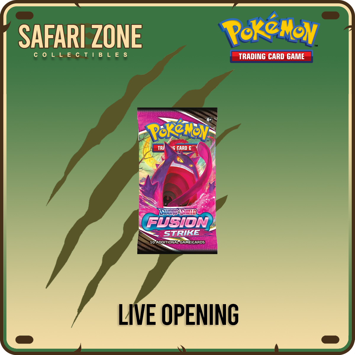 Live Openings: Twitch Stream - Fusion Strike Booster Pack