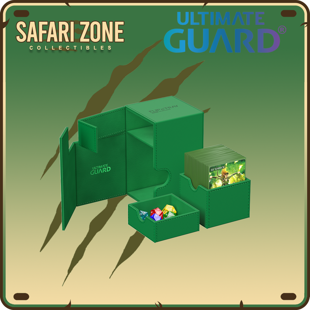 Ultimate Guard: Flip'n'Tray 100+ Xenoskin - Green