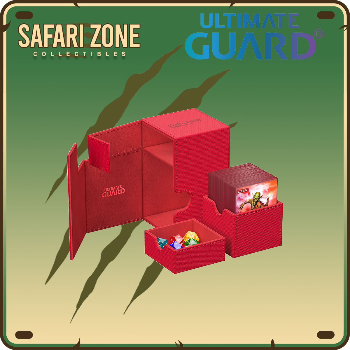 Ultimate Guard: Flip'n'Tray 100+ Xenoskin - Red