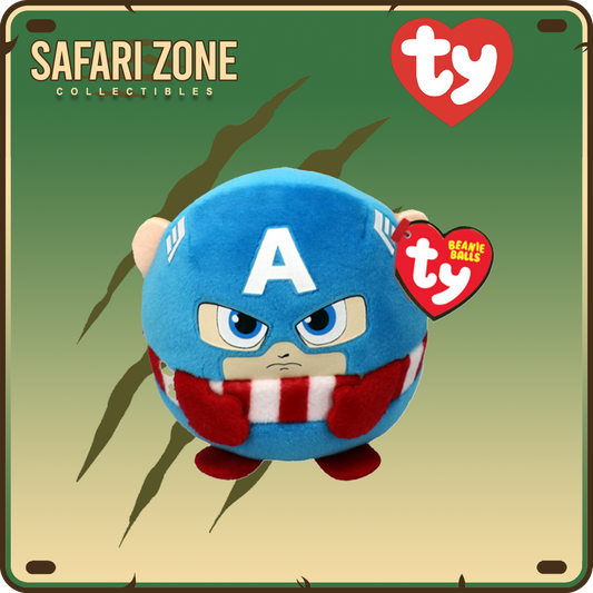 TY Beanie Babies Balls - Captain America