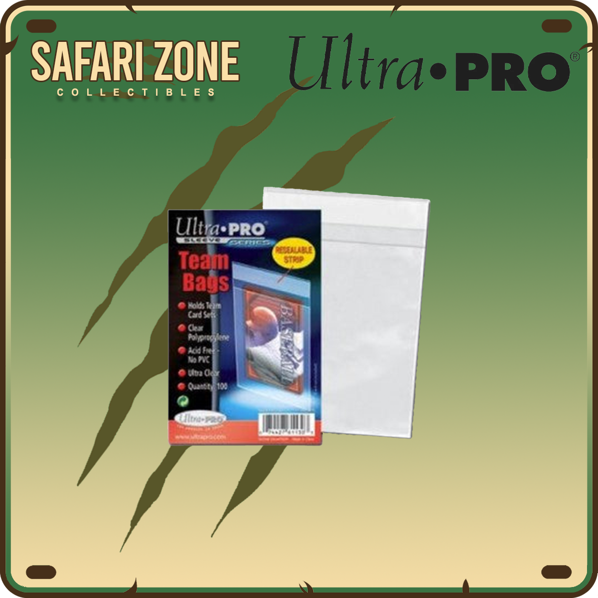 Ultra Pro: Resealable Team Bags (100 Pk)