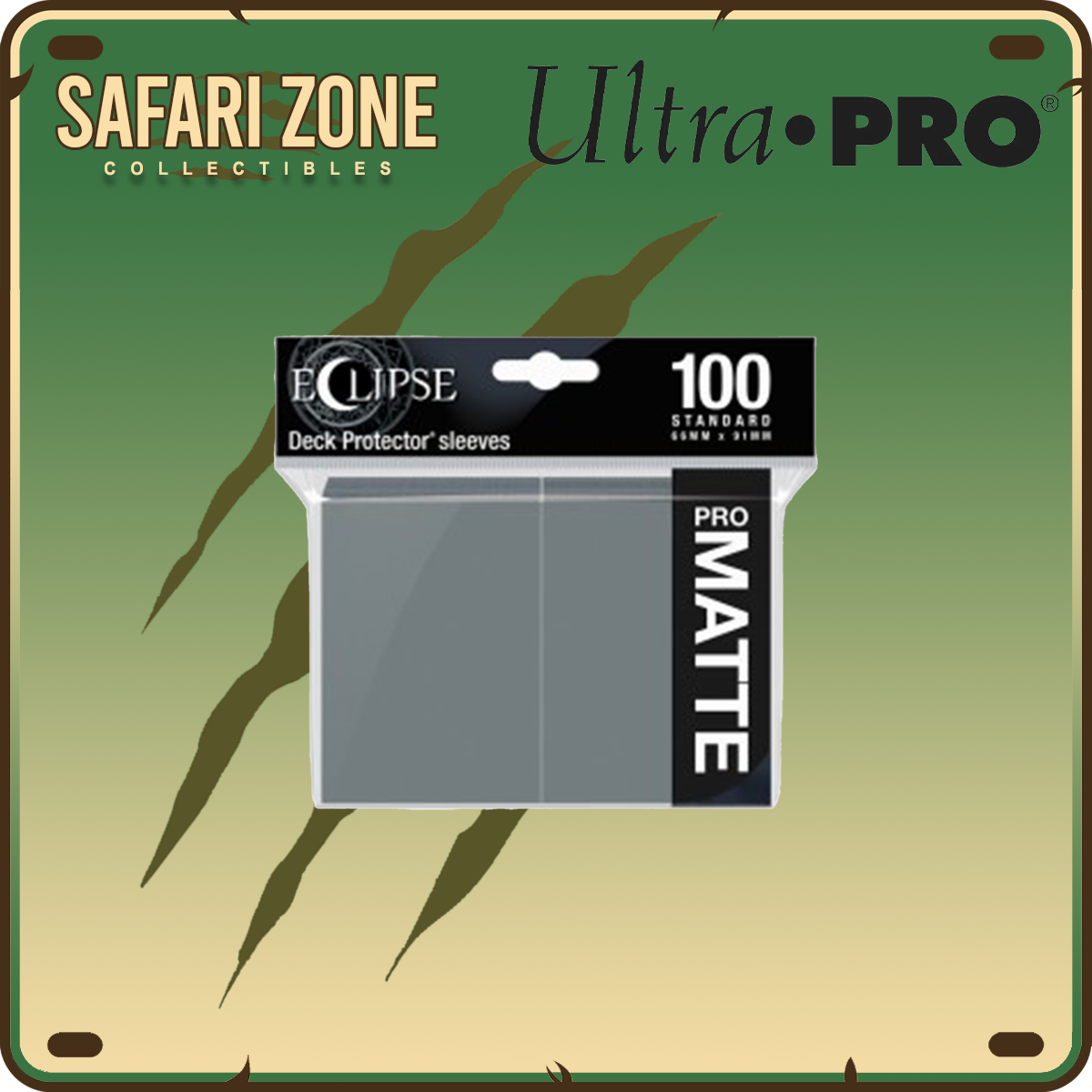 Ultra Pro: Eclipse Matte Standard Size Sleeves - Smoke Grey